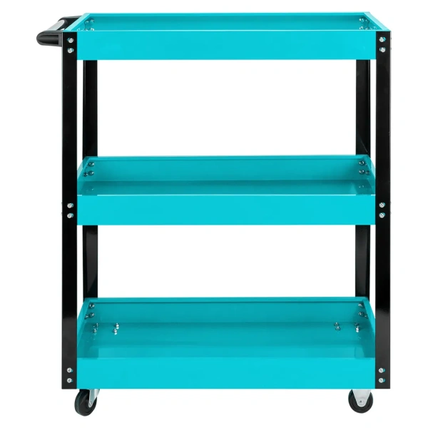 Тележка инструментальная металлическая 3-х полочная