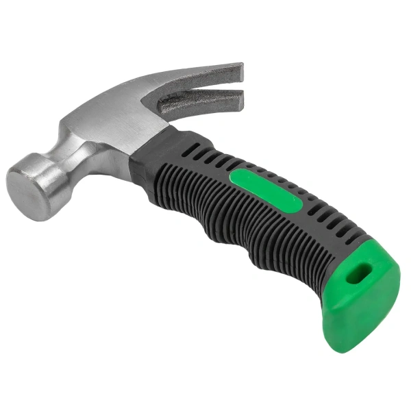 Молоток мини с гвоздодером и эргономичной рукояткой (L-160мм, вес 320г)