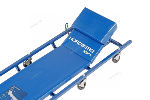 Лежак подкатной с подъемным подголовником NORDBERG N30C4