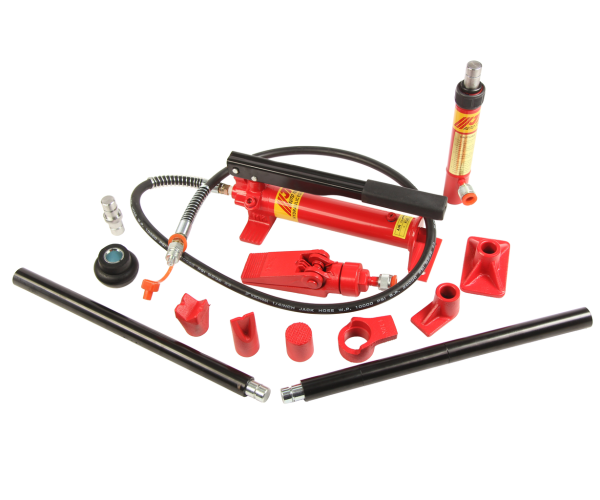 Набор инструментов для кузовных работ гидравлический JTC HD204 (усилие 4 т, 17 предметов в кейсе)