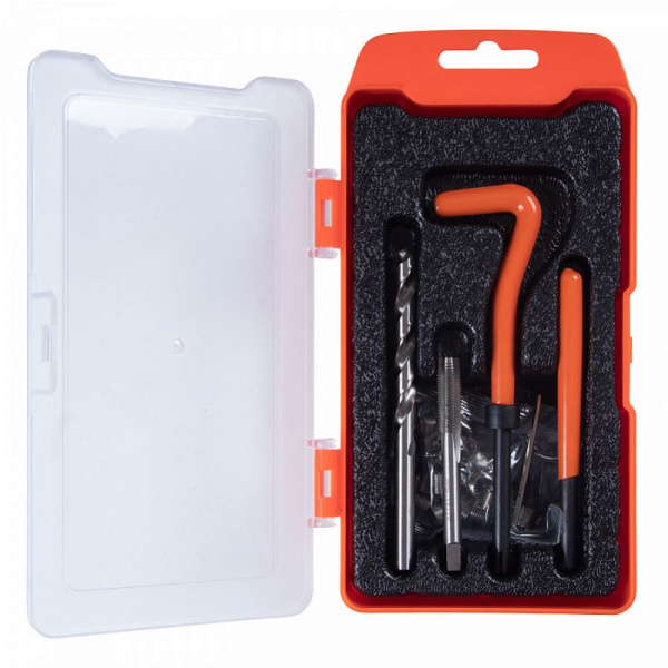 Набор для восстановления резьбы AFFIX AF35207100C, М7х1,0, 25 предметов, кейс