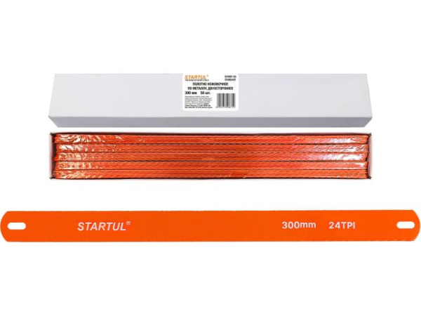 Полотно ножовочное по мет.300мм 50шт. двухстор. STARTUL STANDART (ST4087-50)
