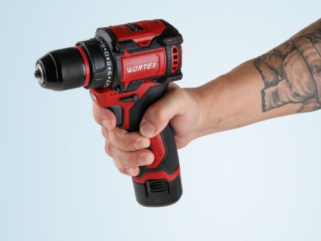 Аккум. дрель-шуруповерт WORTEX BD 1213-1 Dli в чем. 12 В, 40 Н*м, 2х2 А*ч, БЗП 10 мм