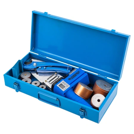 Аппарат для сварки полимерных труб (1000W, 6 насадок: 20, 25, 32, 40, 50, 63мм)