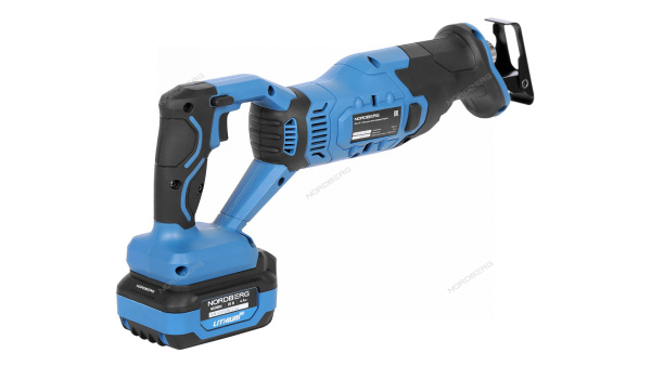 Пила сабельная аккумуляторная NORDBERG NE611K (ход 25 мм)