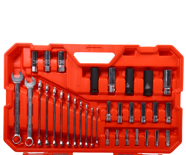 Набор инструментов 1/4" & 3/8 & 1/2" 6-гранный (в кейсе) 219 предметов JTC-H219C