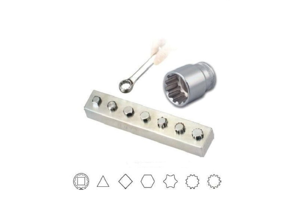 Набор головок торцевых S68H2141S, 1/4"DR Super Tech, 41 предмет