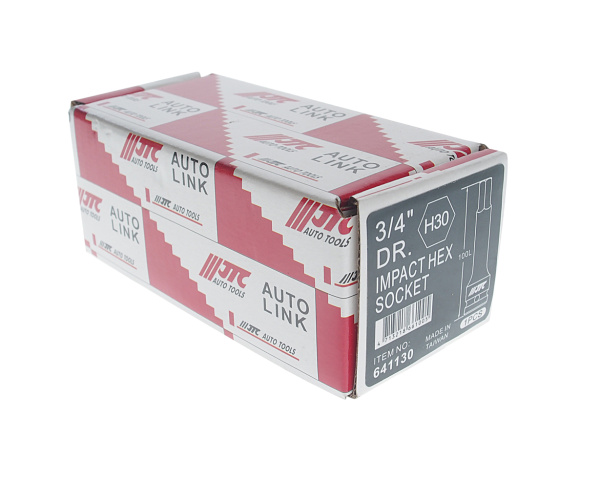 Головка торцевая ударная JTC 641130 (3/4", HEX, H30, L=100 мм)