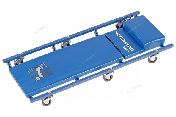 Лежак подкатной с подъемным подголовником NORDBERG N30C4