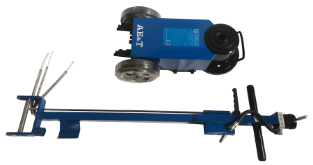 Домкрат пневмогидравлический подкатной AE&T HJ-50/25 (50/25т)