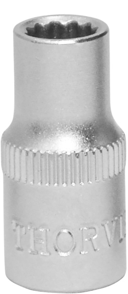 S11S12070 Головка торцевая 12-гранная 1/4"DR, 7 мм