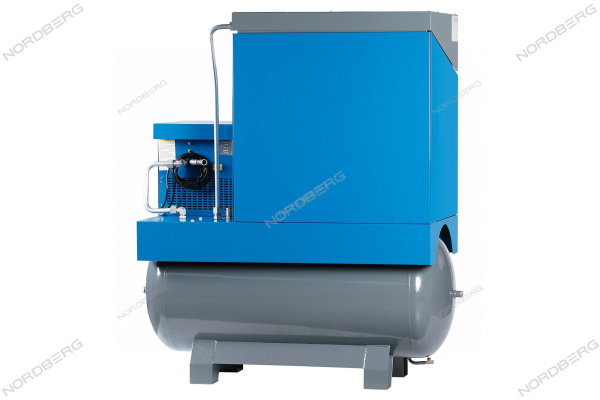 Компрессор винтовой, 15кВт, ресивер 500л, 10Бар, 1910л/мин NORDBERG NCA20RD