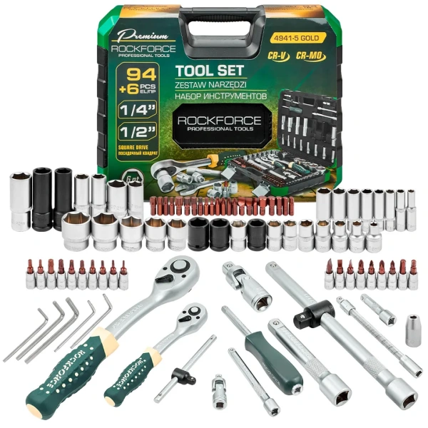 Набор инструментов 94+6пр. 1/4''1/2''6pt