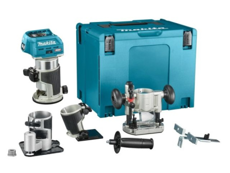Аккум. фрезер кромочный MAKITA RT001GZ19 MAKPAC