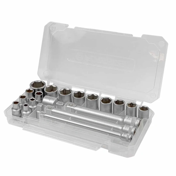 Набор инструментов 3/8' 20пр. 6гр. (6-22мм) в пласт.кейсе