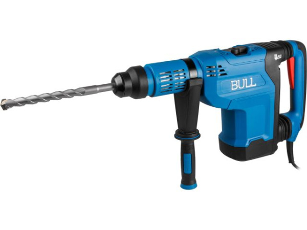 Перфоратор BULL BH 5001 в чем. 1500 Вт, 5-15 Дж, 50 мм, 2 реж. + 1 зуб., 1 сверло, SDS-max, рег. об.