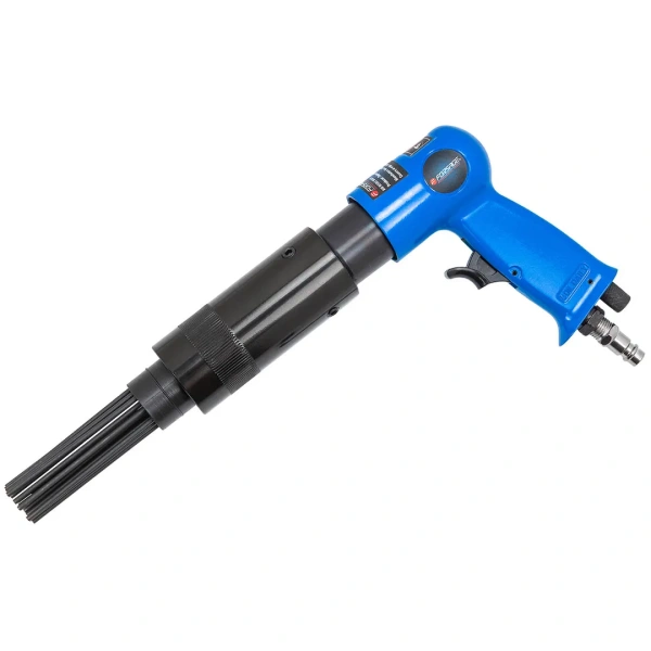 Пневмозубило с насадкой игольчатой(4500уд/мин, 79л/мин,штуцер 1/4'')