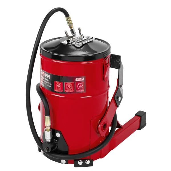 Нагнетатель смазки с ножным приводом, 10кг (длина шланга 1.5, внутр.Ø 210мм, внутр. высота 310мм)