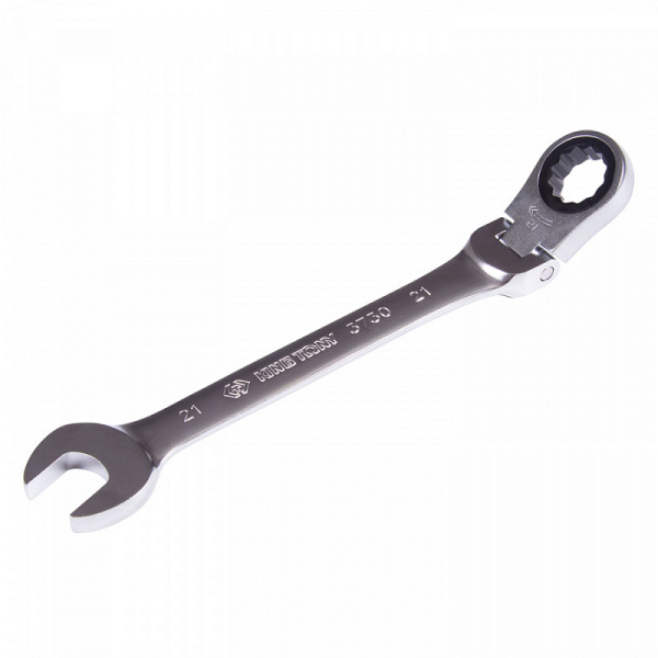 Ключ трещоточный комбинированный с шарниром KING TONY 37302*M