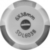 Отвертка стержневая шлицевая Thorvik SDL6038, SL6х38 мм