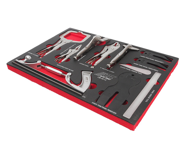 Набор инструментов слесарно-монтажный JTC UB4012 (12 предметов в ложементе)