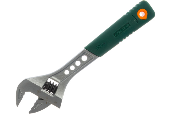 Ключ разводной эргономичный с пластиковой ручкой JONNESWAY W27AT6 (0-19 мм, L-150 мм)