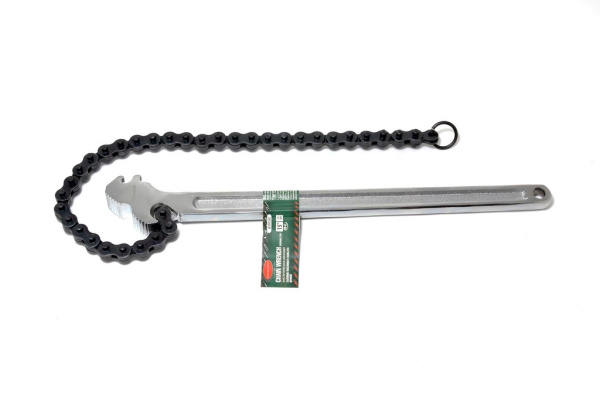 Съемник масляного фильтра цепной CR-V 15''-375мм (диаметр захвата - 130мм)