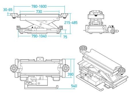 Траверса гидравлическая NORDBERG N423 (г/п 2 тонны)