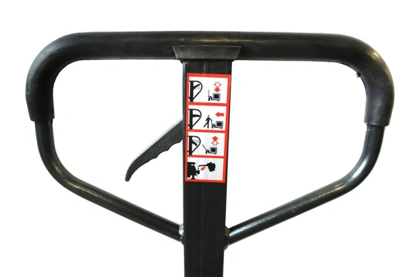 Тележка гидравлическая ручная 3т (ручной и ножной спуск,длина вил 1220мл,материал колес:полиуритан,min 80мм.max 200мм)