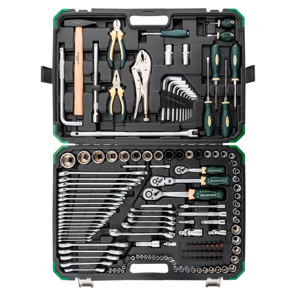 Набор инструментов 142+6 пр.1/4''3/8''1/2''(6-гр.)(4-32мм)