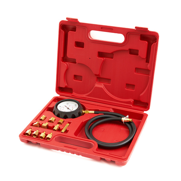 Тестер давления масла с адаптерами ROSSVIK ST106 (0-500PSI, 0-35 бар)