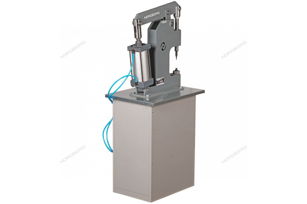 Пневматический станок NR8P для заклепки тормозных колодок с тумбой NORDBERG NR8P+MML0