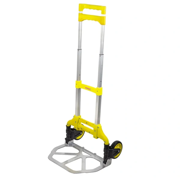 Тележка ручная складная с телескопической ручкой (г/п70кг,385х410х985мм-в разложенном полож.,385х280-рабочая площадка, 125мм-Ø колес)