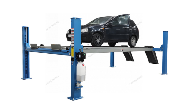 Подъемник четырехстоечный NORDBERG 4465B (6,5 т, для сход-развала, синий)