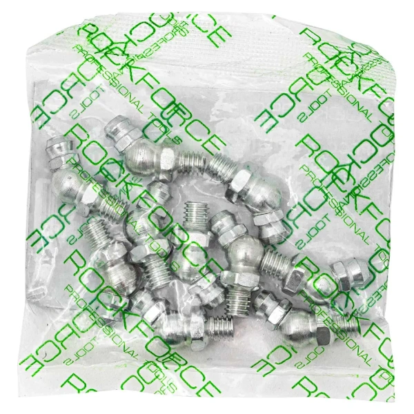 Пресс-масленка 6мм угловая (45град.), комплект 10 шт.