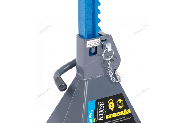 Подставка страховочная с опорными пластинами NORDBERG N3003G (3 т, комплект 2 шт.)