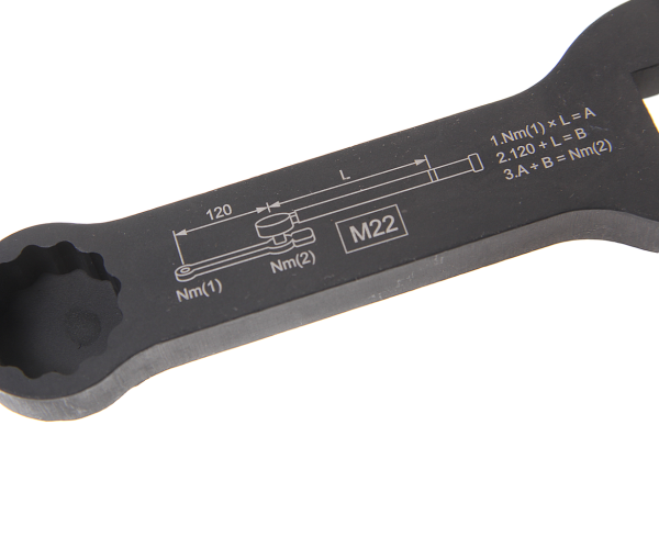 Ключ для тормозных суппортов грузовых автомобилей 12-гранный JTC 5595-M22 (3/4", 22 мм)