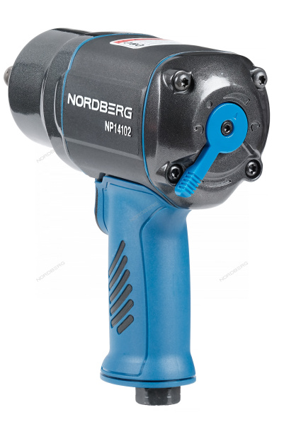 Пневмогайковерт ударный NORDBERG NP14102, 1/2", 1300Нм, переключение одной рукой