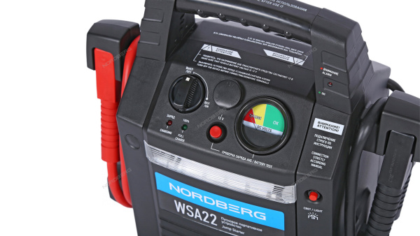Пусковое портативное устройство NORDBERG WSA22 (12 В, 22 Ач)