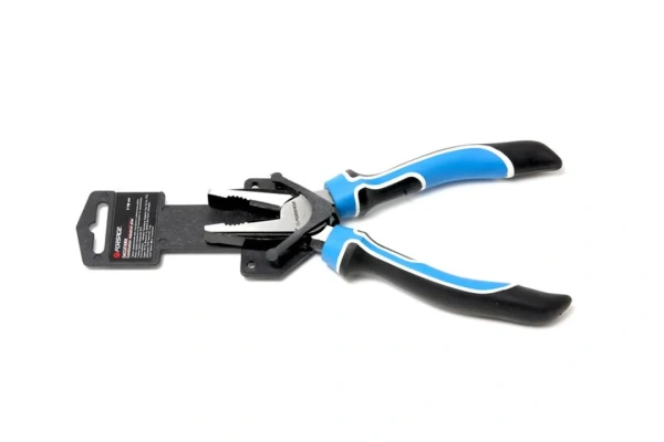 Плоскогубцы комбинированные Profi с возвратной пружиной 180мм, на пластиковом держателе