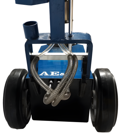 Пневмогидравлический подкатной профессиональный домкрат AE&T 40/20 т, складной HJ-40/20F