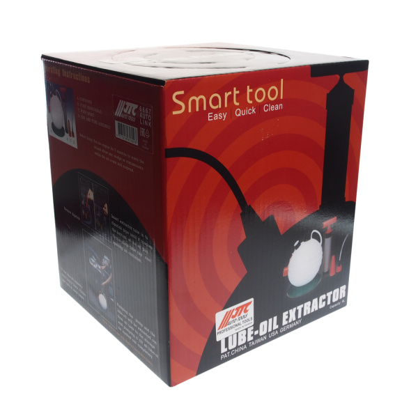 Приспособление для откачивания масла через щуп JTC 6667 (6 л, ручной привод)