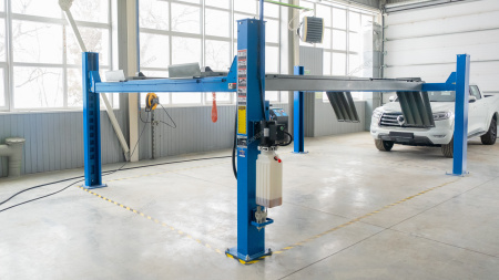 Подъемник четырехстоечный NORDBERG 4465B (6,5 т, для сход-развала, синий)