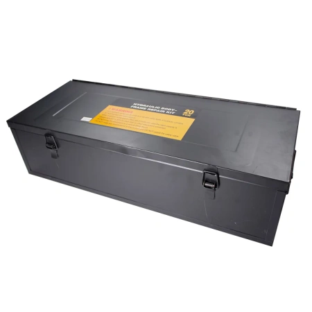 Набор гидравлического оборудования для кузовных работ, 20т,(насос, цилиндр + комплект удлинителей и надставок), в двух металлических кейсах