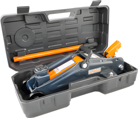 Домкрат подкатной в кейсе Ombra OHT202C (2 т., 135-330 мм)