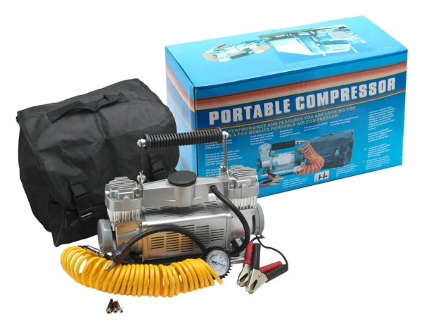 Компрессор FY-003B 12V с сумкой 2цилиндра, 45А, 150л/мин