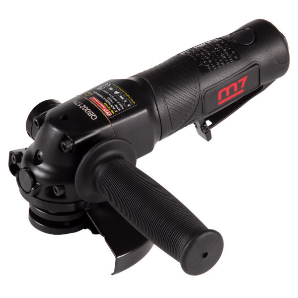 Пневматическая угловая шлифовальная машинка MIGHTY SEVEN QB-7215M (125 мм, 11000 об/мин, с рычажным выключателем)