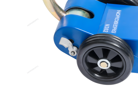 Домкрат пневмогидравлический подкатной двухштоковый 15/30 т NORDBERG N302