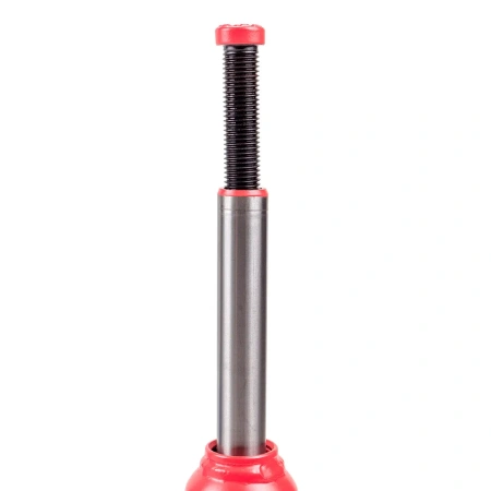 Домкрат гидравлический бутылочный, 3т (с предохранительным клапаном, минимальная высота: 180 мм, ход штока: 105 мм, ход винта: 60 мм, максимальная выс