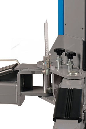 Подъемник 380V 2х стоечный 4 т с верхней синхронизацией (синий) снятие со стопоров с одной колонны NORDBERG N4122HM-4B